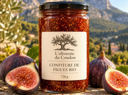 L'OLIVERAIE DU COUDON - CONFITURE DE FIGUES BIO ## 720Gr ##