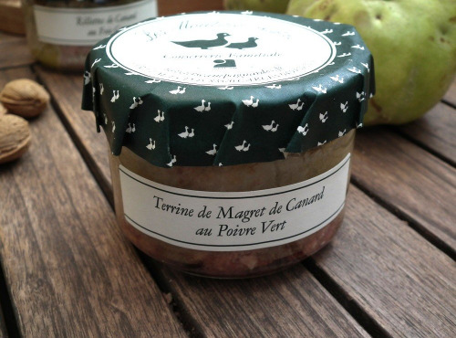 Les Moulins Aufiés - Terrine de magret de canard  au poivre vert 85g