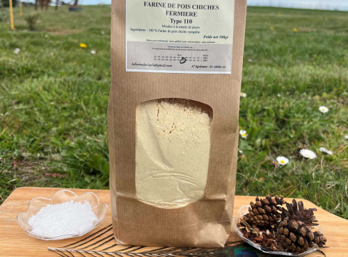 La Ferme du Rigola - Farine de pois chiches T110 - 500g