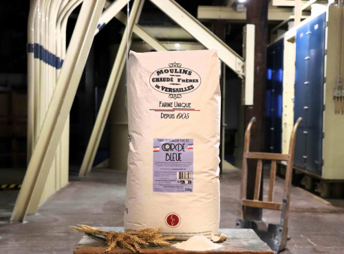 Moulins de Versailles - Farine De Blé T55 Boulangère Corde Bleue - 25kg
