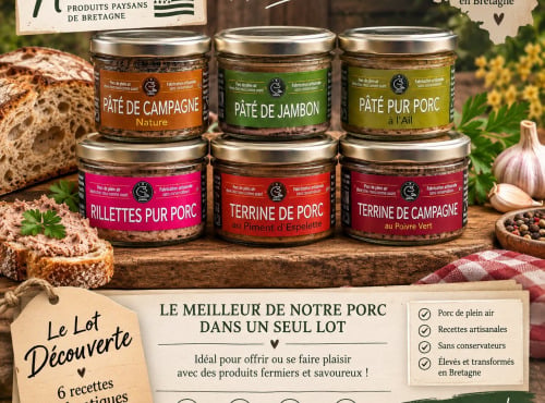 La ferme de Nolwenn - Le Grand Assortiment Fermier – 18 pâtés & terrines