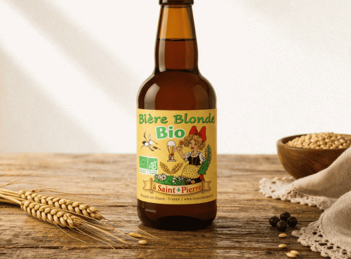 Maison Schmid - Bière blonde Bio - La Saint-Pierre