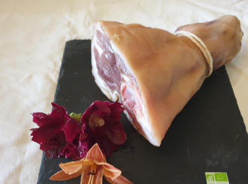 La Ferme du Montet - APERO - Jambon Sec - A l'os entier - Porc Noir Gascon - BIO - 10 KG