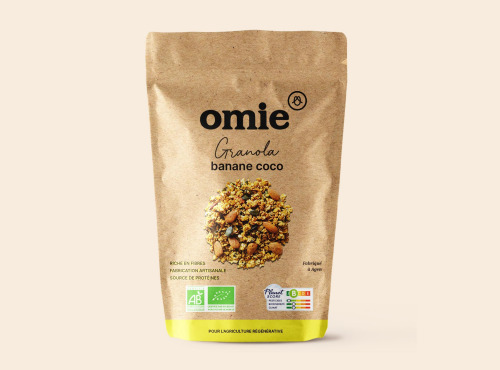 Omie - Granola à la banane et à la noix de coco 330 g - 330 g