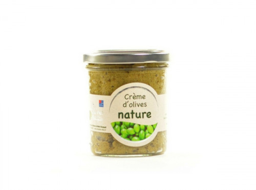 Les amandes et olives du Mont Bouquet - Creme d'olives nature 180 g