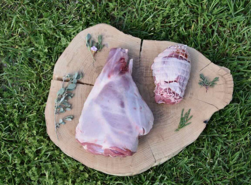 Aux Arts Salés - Gigot raccourci et selle d'agneau de pré-salé - 2,3 kg