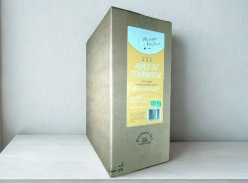 La Ferme des Ecureuils - Huile de Tournesol Bio – 3000cl