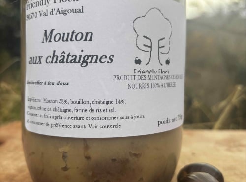 Elevage Friendly Flock - Mouton aux châtaignes nourri 100% à l'herbe 6x750g