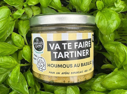 Les Nouvelles Fermes - Houmous au basilic (90g) x10