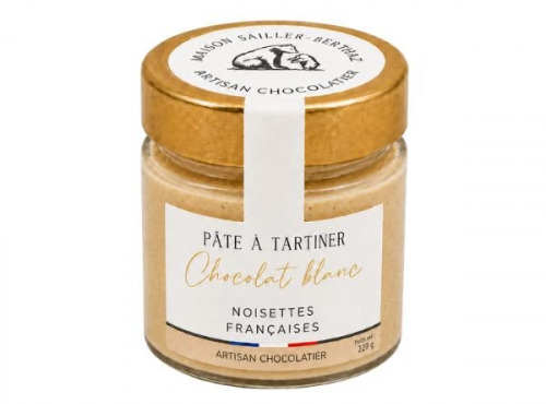 Maison Sailler Berthaz - Pâte à tartiner chocolat blanc & noisettes françaises