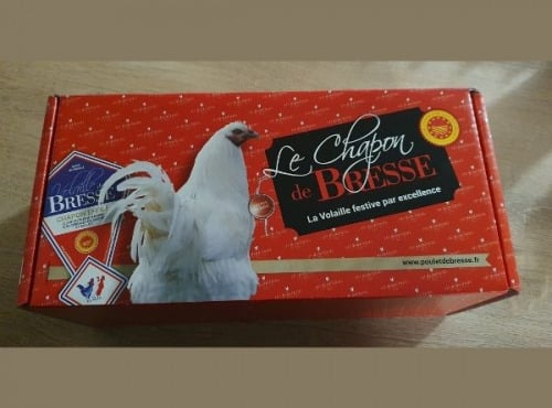 SCEA Des Bressans - Chapon de Bresse AOP effilé - Noël - 4,6kg