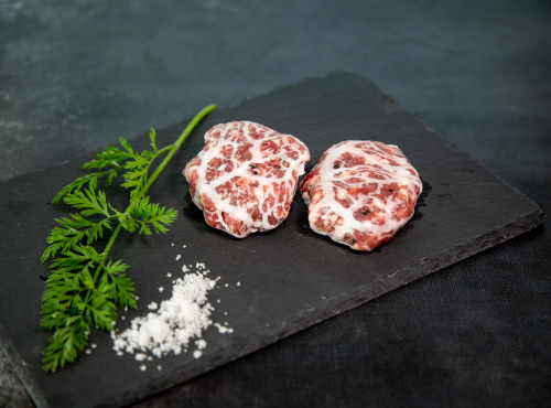 Nature viande - Crépinette de veau aux trompettes de la mort armagnac (Race Limousine) – 200g