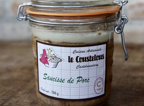 Le Coustelous - Saucisse de porc - 740g