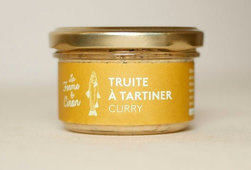 Pisciculture du Ciron - Truite À Tartiner Au Curry 90g x 12