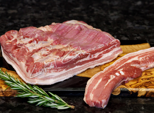Boucherie Charcuterie Traiteur Lionel Ghérardi - Poitrine de Porc en tranches - 1 kg