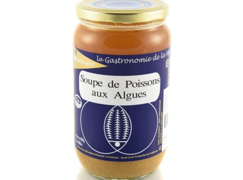 SARL Kerbriant ( Conserverie ) - Soupe de poissons aux Algues (Wakamé) - 800g - Sans Gluten