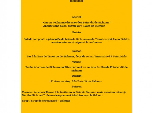 Botanist & Exception - POIVRE DIT DE SICHUAN CULTIVE EN FRANCE