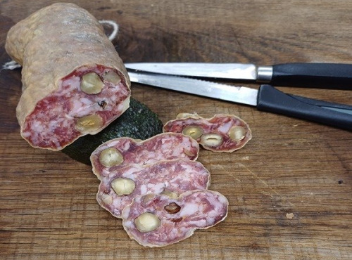 Les Bel' saveurs du Rouergue - Saucisson sec noisette - 250g