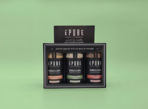 EPURE, Cuisine & Condiments - Coffret Bouillons de légumes "VÉGÉTAL"