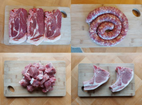 Le Clos des Papilles - Groin - Colis de porc noir 4kg