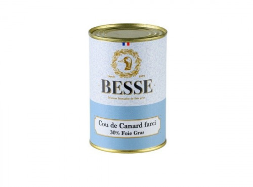 Foie Gras BESSE - Cou de canard farçi 400g