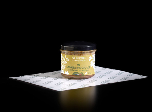 Nemrod - Terrine de Sanglier au Gewurztraminer - 24x100g
