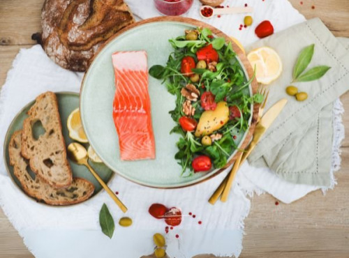 Les Viviers Cathares - Gravlax de truite bio à l'aneth et aux baies roses 120g