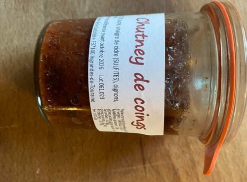 Des Poules et des Vignes à Bourgueil - Chutney de coing