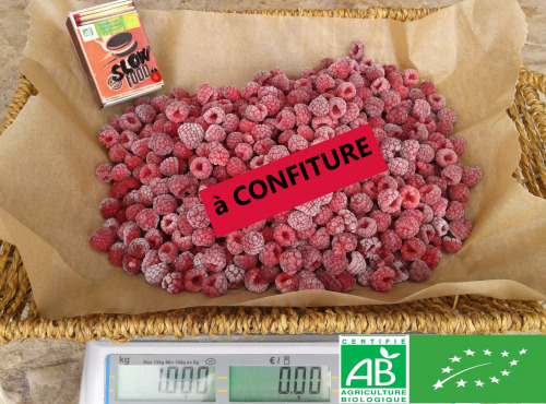 LES JARDINS DE KARINE - Framboise pour confitures surgelée - 1kg