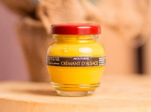 Domaine des Terres Rouges - Moutarde au Crémant d'Alsace 55G