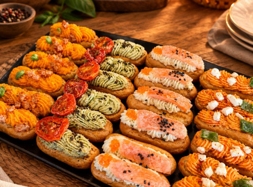 Traiteur Gourmet d'Alsace - Mini éclairs salés x24 pièces