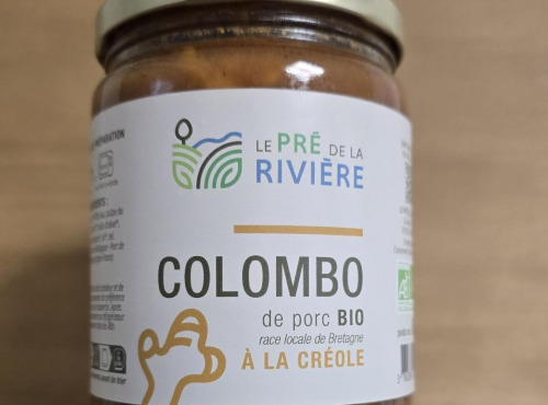 Le Pré de la Rivière - Colombo de porc bio à la créole 600g