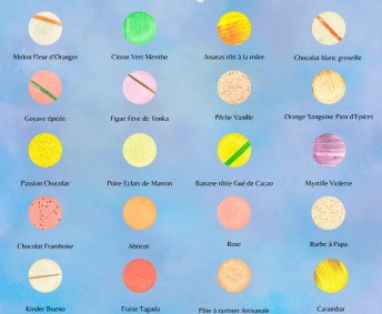 Les Macarondises - 420 macarons sucrés (1 à 12 parfums au choix)