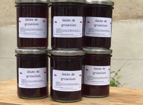 La Ferme des Prun'Elles - lot de 6 gelées de groseilles