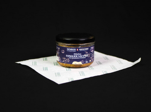 Nemrod - Rillettes de sanglier à la moutarde d'Orléans - 180g