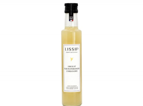 Sirops Lissip - Sirop Orgeat Fleur d'oranger Coriandre 25cl