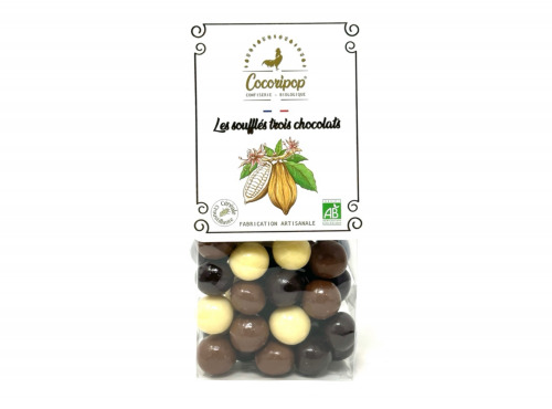 Cocoripop - Soufflés trois chocolat - 100g