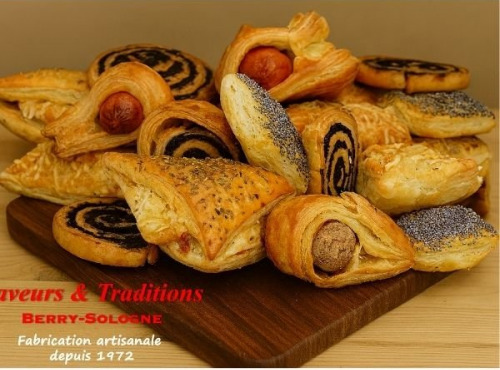 Saveurs & Traditions Berry-Sologne - Roulé tapenade (8 rouleaux de 40 parts)