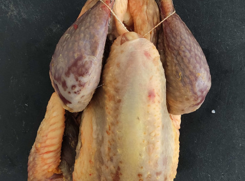Ferme des Hautes Granges - [Précommande] Pintade entière fermière - 1.8 à 1.9 kg