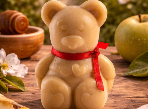 Pom Bio Berger - Savon ourson à la compote et au miel