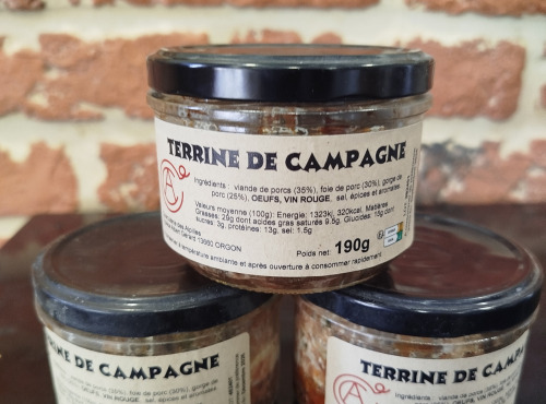 La charcuterie des Alpilles - Terrine de campagne 190g