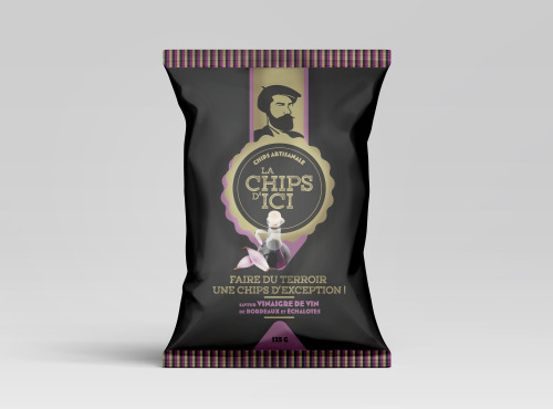 Les Tchanqués - Chips Artisanales Vinaigre 125gr x 20