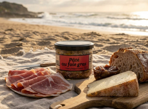 Charcuterie Aubard - Lot de 4 Paté au Foie Gras de Canard 4x180g
