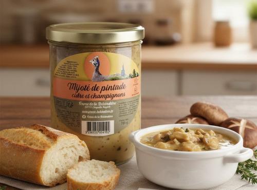 La Ferme Durbois - Mijoté de Pintade fermière Cidre et Champignons 780g