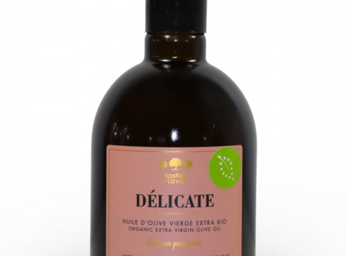 Moulin à huile Bastide du Laval - Huile d'olive Vierge Extra BIO Fruité Mûr Délicate - 50cl Bouteille