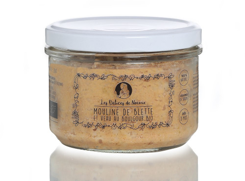 Les délices de Noémie - Petits Pots Bébé 8 mois: Lot de 6 Mouliné de Blette et Veau au Boulgour Bio