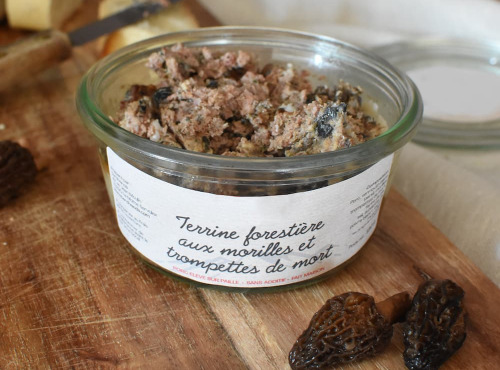 Maison l'Epine - La terrine aux morilles et trompettes de mort