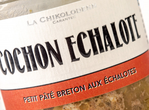 La Chikolodenn - Petit pâté breton à l'Echalote 80g, idéal à offrir ou à s'offrir