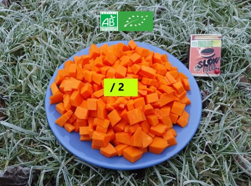 LES JARDINS DE KARINE - Courge Butternut surgelée en morceaux - 500g