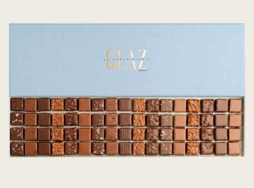 Glaz la chocolaterie de la presqu’île - [Précommande] Coffret Belle-ile pralinés noir et lait